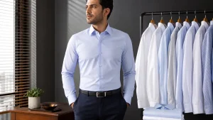 پیراهن مردانه یقه انگلیسی با دوام