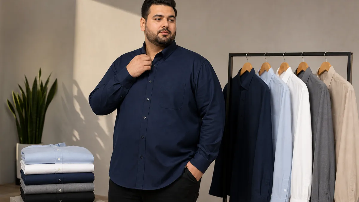 فروش پیراهن مردانه سایز بزرگ